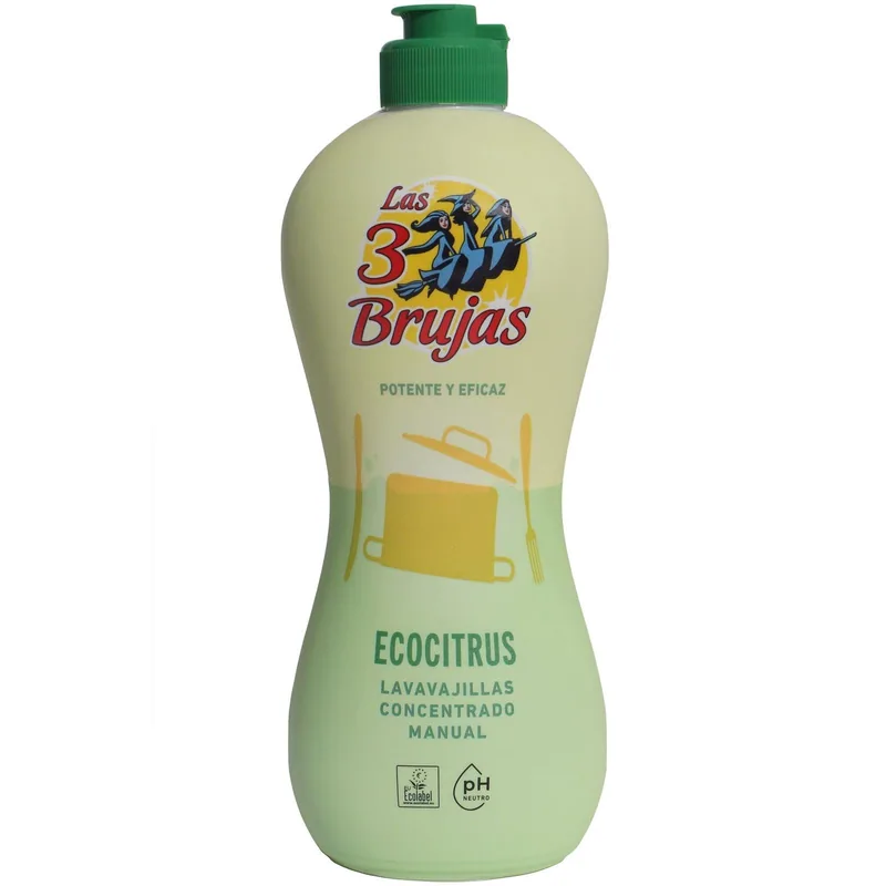 Las 3 Brujas Lavavajillas a Mano Concentrado 500 ml - pack de 12 unidades