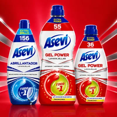 Asevi Abrillantador lavavajillas todo en 1 brillo antical 156 lavados 625 ml - pack de 12 unidades – foto 4