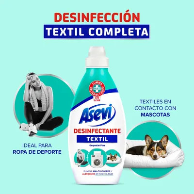 Asevi Desinfectante textil 720 ml - pack de 10 unidades – foto 5