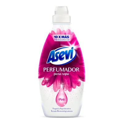 Asevi Pink perfumador líquido para lavadora y ropa 720 ml (pack de 10)