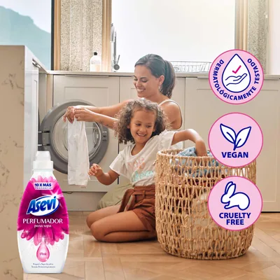 Asevi Pink perfumador líquido para lavadora y ropa 720 ml - pack de 10 unidades – foto 2