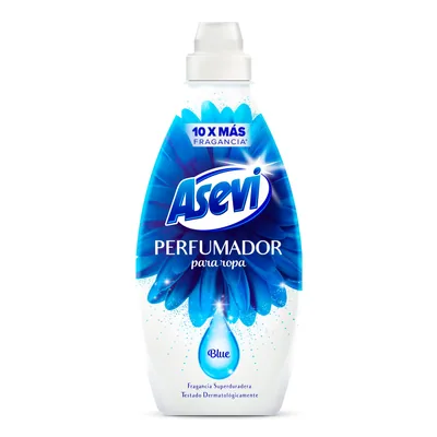 Asevi Blue perfumador líquido para lavadora y ropa 720 ml (pack de 10)