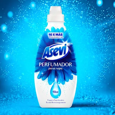 Asevi Blue perfumador líquido para lavadora y ropa 720 ml - pack de 10 unidades – foto 1