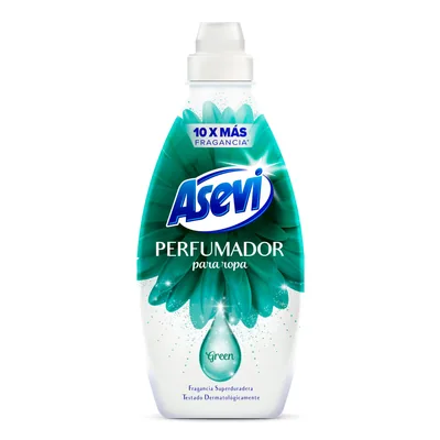 Asevi Green perfumador líquido para lavadora y ropa 720 ml (pack de 10)