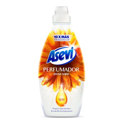 Asevi Gold perfumador líquido para lavadora y ropa 720 ml (pack de 10)