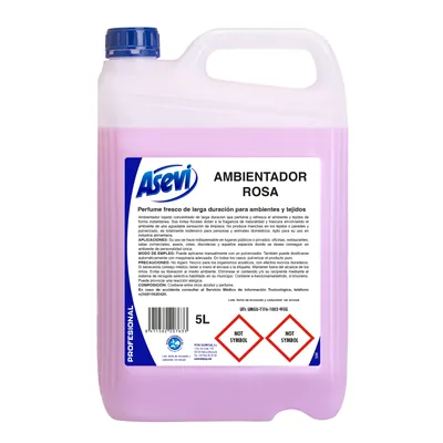 Asevi Profesional 20763 ambientador rosa 5000 ml (pack de 2)