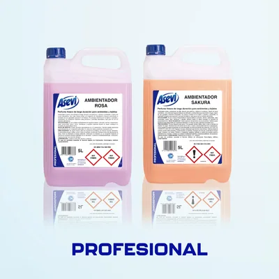 Asevi Profesional 20763 ambientador rosa 5000 ml - pack de 2 unidades – foto 1
