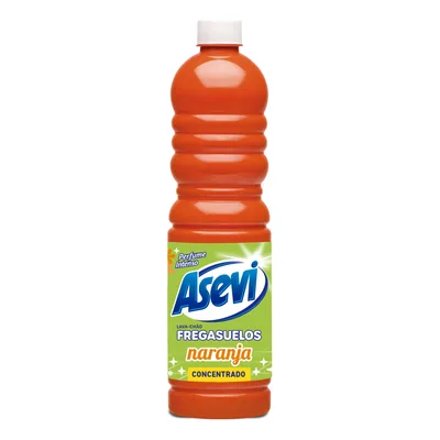 Asevi fregasuelos perfumado naranja 1 L pH neutro (pack de 12)