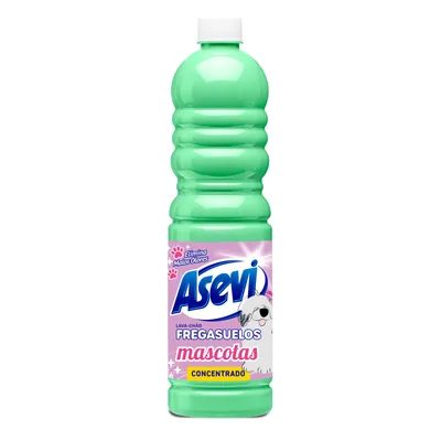 Asevi fregasuelos Mascotas 1 L pH neutro perfume relajante (pack de 12)