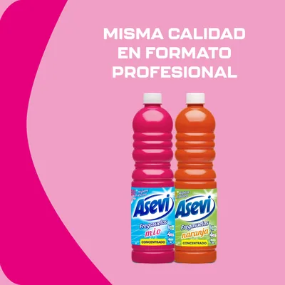 Asevi Fregasuelos perfumado naranja 5 L pH neutro - pack de 4 unidades – foto 6