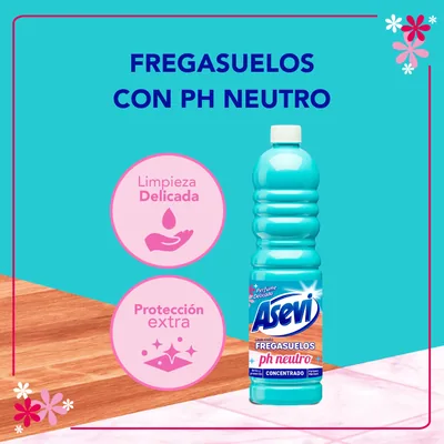 Asevi Fregasuelos perfumado pH neutro 1 L - pack de 12 unidades – foto 6