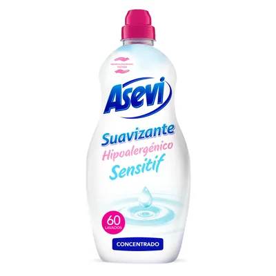 Asevi suavizante concentrado hipoalergénico Sensitif 60 lavados (pack de 10)
