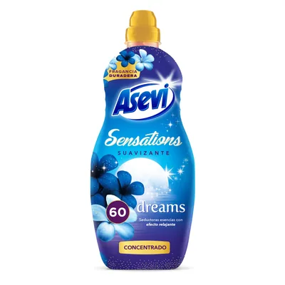 Asevi suavizante concentrado Dreams fragancia relajante 60 lavados (pack de 10)