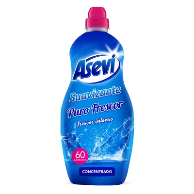 Asevi suavizante concentrado para lavadora Puro Frescor 60 lavados (pack de 10)