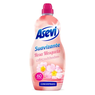 Asevi suavizante concentrado rosa mosqueta aroma floral 60 lavados (pack de 10)