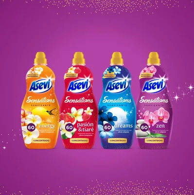 Asevi Suavizante concentrado Energy fragancia energizante 60 lavados 1440 ml - pack de 10 unidades – foto 4