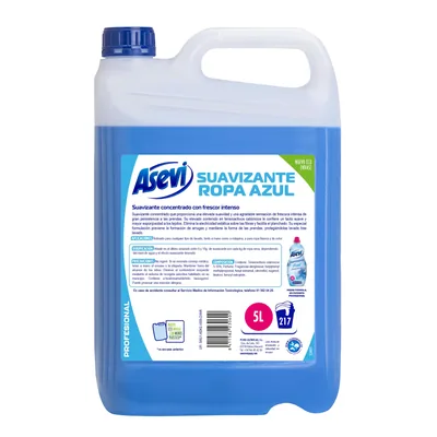 Asevi suavizante concentrado azul frescor intenso 217 lavados (pack de 4)