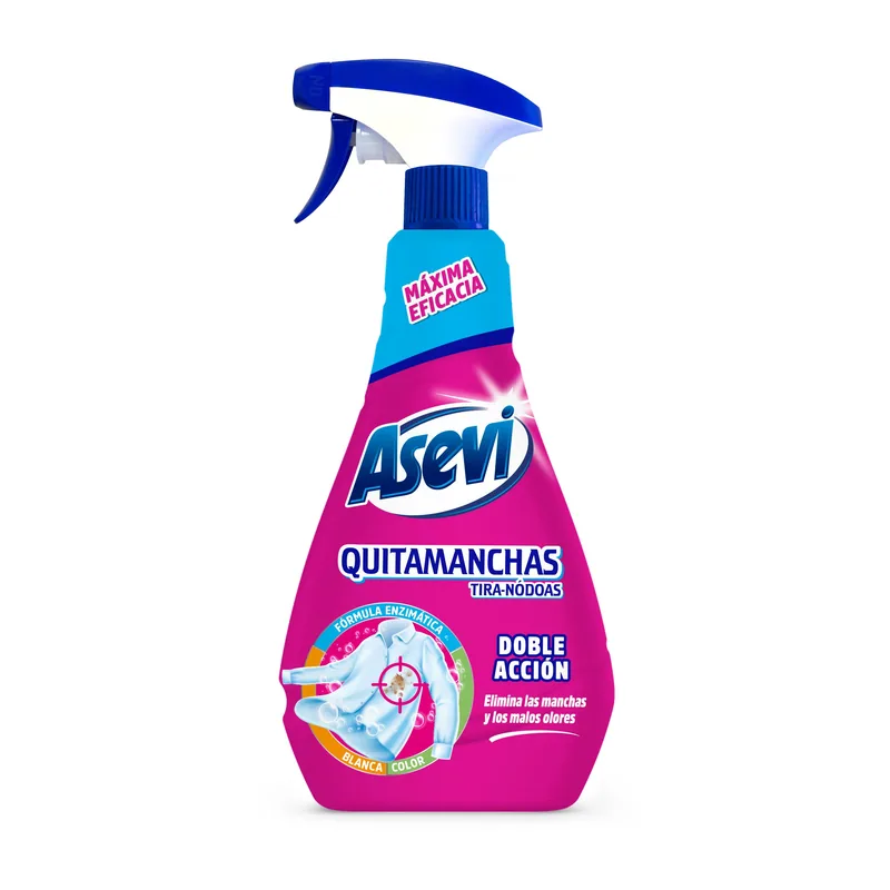 Asevi Quitamanchas pulverizador rosa 750 ml - pack de 12 unidades
