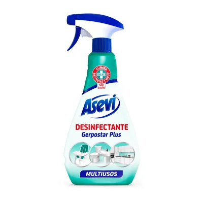 Asevi limpiahogar spray desinfectante Gerpostar Plus multiusos 750 ml (pack de 12)
