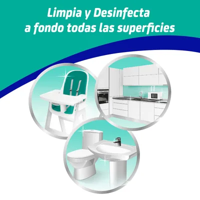 Asevi Limpiahogar Gerpostar desinfectante multiusos sin lejía 5 L - pack de 4 unidades – foto 3