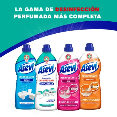 Asevi Limpiador spray desinfectante para baños Gerpostar Plus 1100 ml - pack de 10 unidades – foto 7