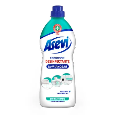 Asevi desinfectante limpiahogar Gerpostar 1100 ml (pack de 10)