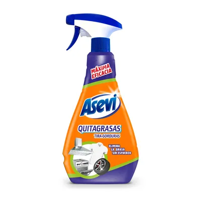 Asevi Quitagrasas concentrado multiusos grasa incrustada 750 ml - pack de 12 unidades – foto 1