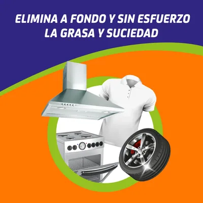 Asevi Quitagrasas concentrado multiusos grasa incrustada 750 ml - pack de 12 unidades – foto 3