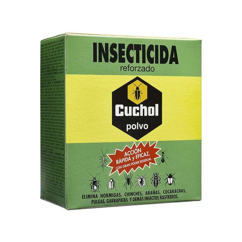 Cuchol Insecticida Polvo, Blanco, 500G - pack de 4 unidades