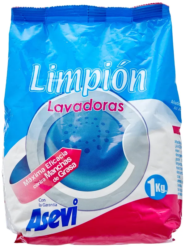 Asevi Limpión lavadoras potenciador desengrasante manchas de grasa - pack de 10 unidades