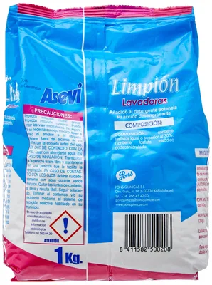 Asevi Limpión lavadoras potenciador desengrasante manchas de grasa - pack de 10 unidades – foto 2