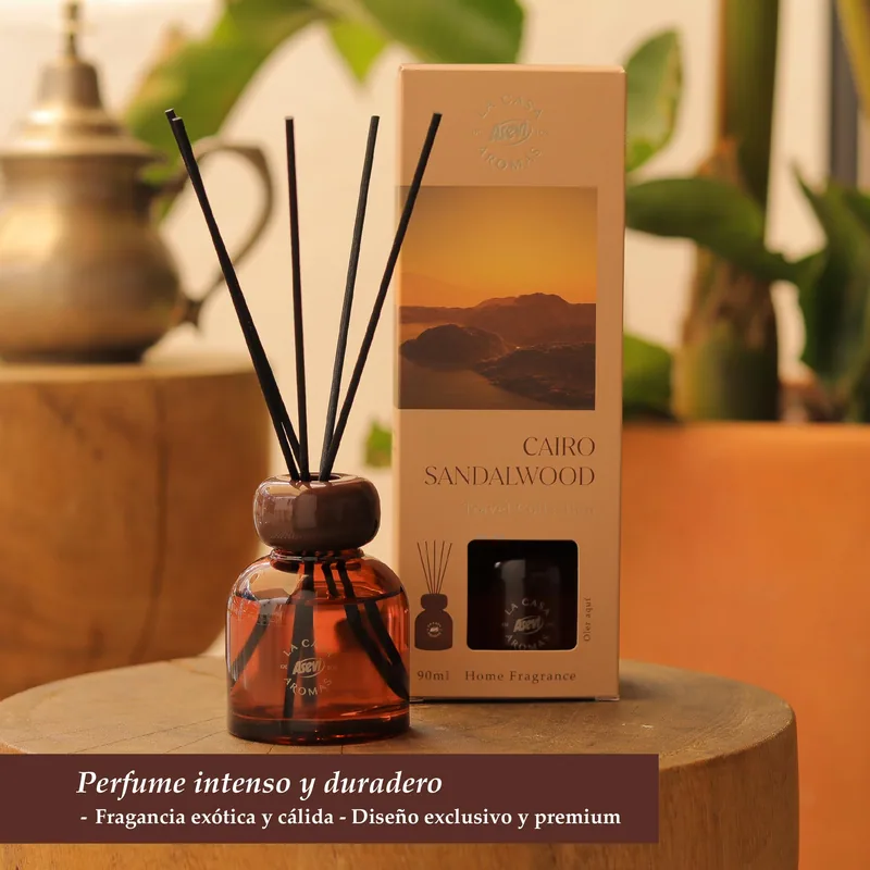 Asevi Ambientador Mikado Cairo Sandalwood 90 ml - pack de 3 unidades