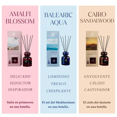 Asevi Ambientador Mikado Cairo Sandalwood 90 ml - pack de 3 unidades – foto 4