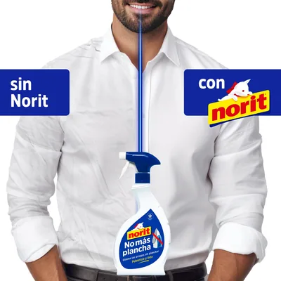 Norit No Más Plancha Spray Antiarrugas Aroma Fresco 500 ml - pack de 8 unidades – foto 2