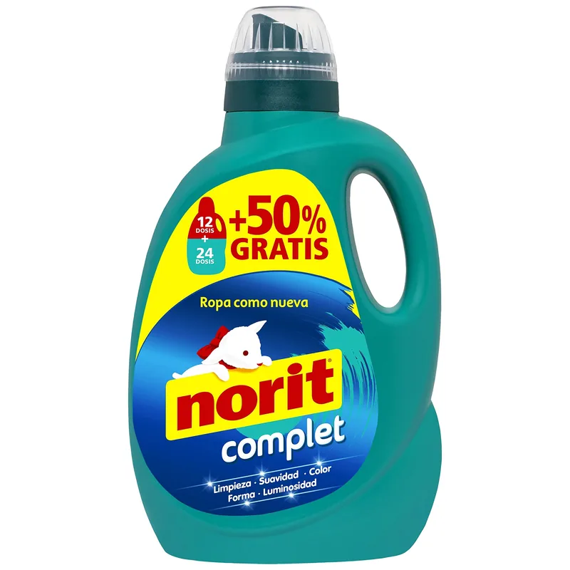 GOOD4YOU Detergente completo 24+12 lavados 1800 ml - pack de 6 unidades