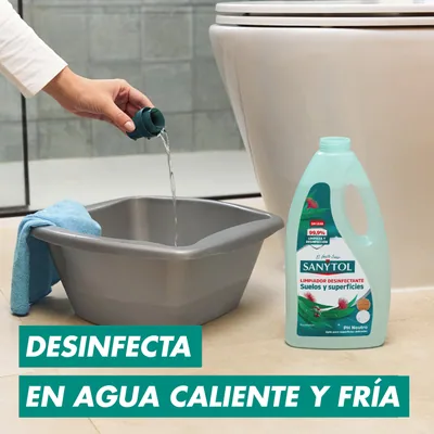 Sanytol Botella Desinfectante Limpiahogar Eucalipto 1200 ml - pack de 8 unidades – foto 5