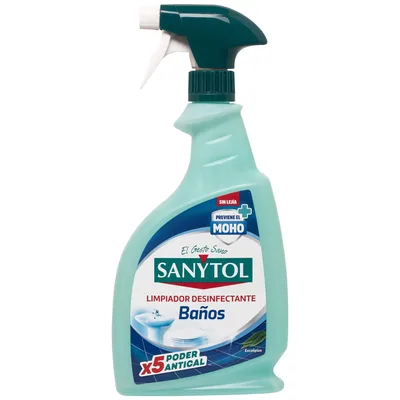 Sanytol Limpiador Desinfectante Antical para Baños 750 ml (pack de 12)