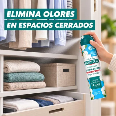 Sanytol Spray Ambientador Elimina Olores Hogar y Tejidos 300 ml - pack de 6 unidades – foto 4