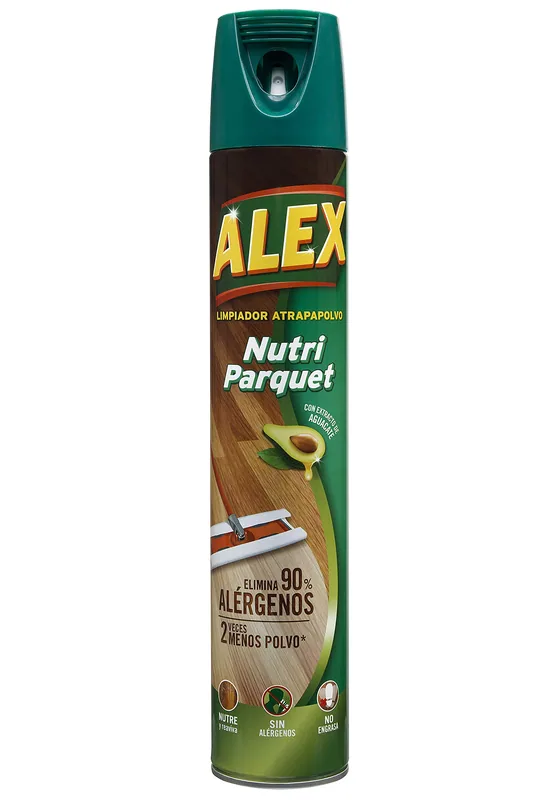 Alex Limpiador Atrapapolvo para suelos de madera 750 ml - pack de 3 unidades