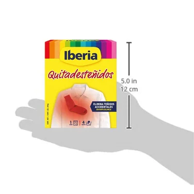 Iberia Quitadesteñidos en Polvo para Ropa Blanca 200g - pack de 4 unidades – foto 2