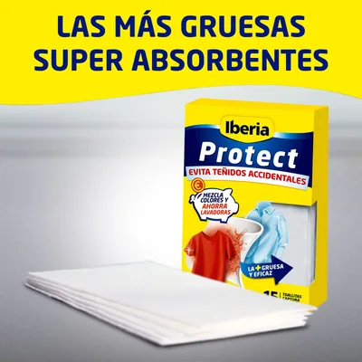 Iberia Protect toallitas captura colores para lavadora 25 toallitas - pack de 6 unidades – foto 6