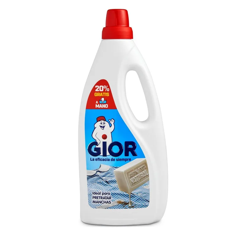 GIOR Detergente a mano en crema 750 ml - pack de 12 unidades