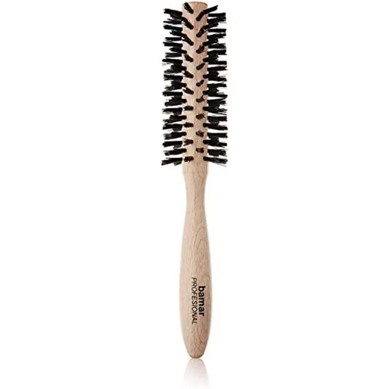 Bamar Cepillo Redondo 40 Mm. Madera Haya Cerdas Mezcla Jabalí - pack de 3 unidades