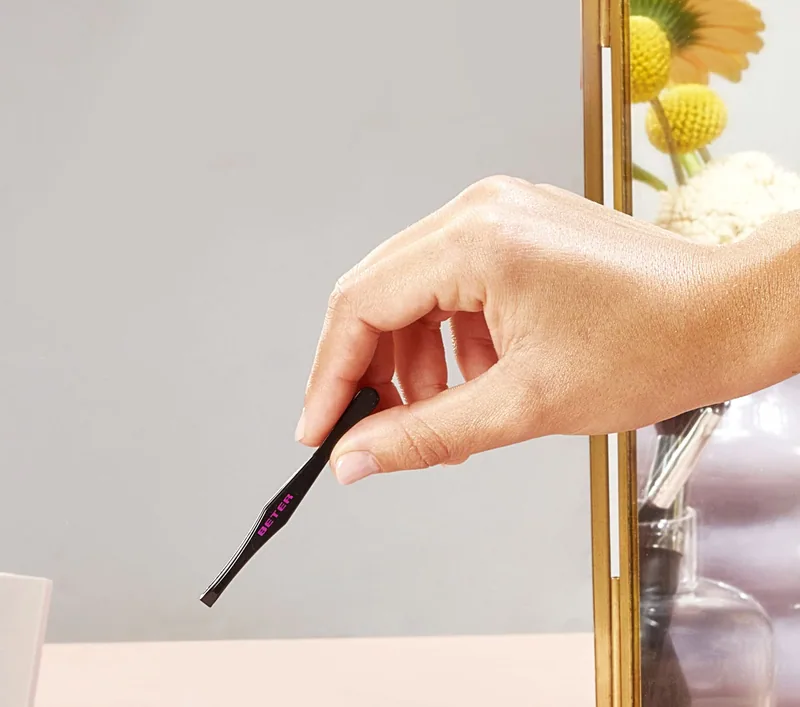 Beter Pinza de depilar para cejas profesionales - pack de 6 unidades