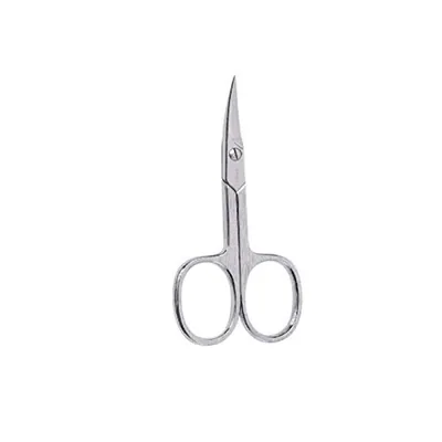 Beter tijera de manicura para uñas cromada punta curva (pack de 2)