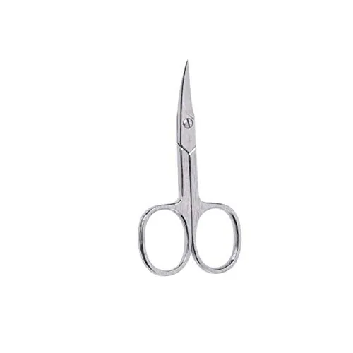 Beter Tijera de manicura para uñas cromada punta curva - pack de 2 unidades