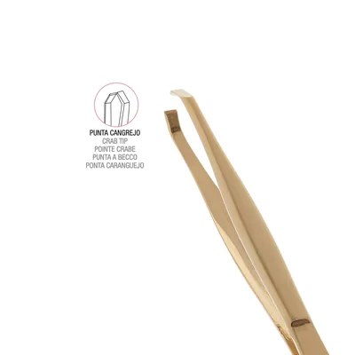 Beter Pinzas de depilar para cejas punta cangrejo - pack de 3 unidades – foto 2
