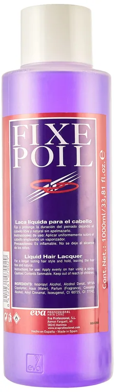 Eva Professional Hair Care EVA Laca liquida fixepoil 1000ML - 1 unidad