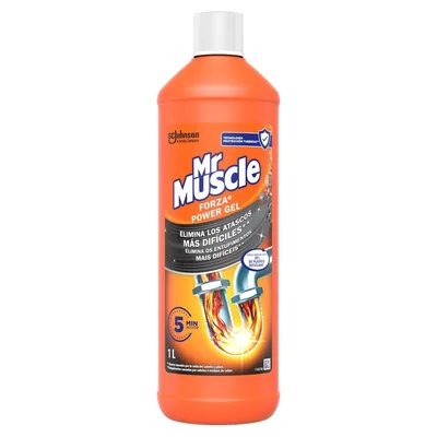 Mr Muscle Gel Limpia Tuberías 1L (pack de 2)