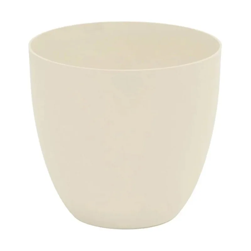 Plastiken Maceta inyección cuenco Ø38CM color ecru - 1 unidad